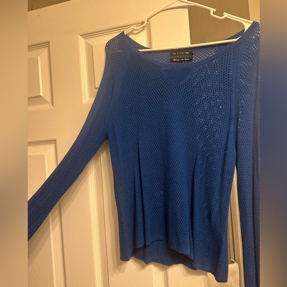 Rag and Bone Royal Blue pullover - Picture 3 of 3